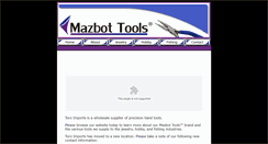Desktop Screenshot of mazbot-tools.com