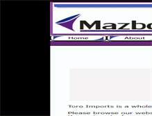 Tablet Screenshot of mazbot-tools.com